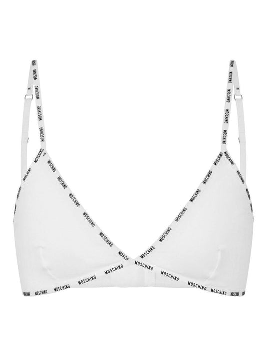 Moschino Logo Trim Bra