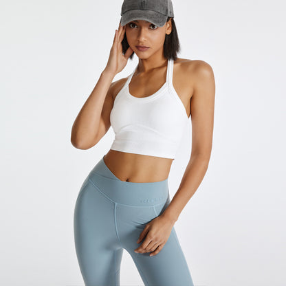 Rib Halter Crop-Top