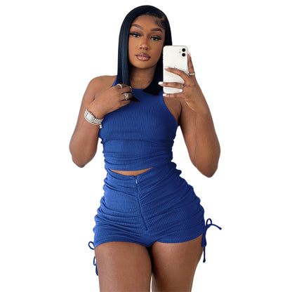 Ruched Two-Piece Set