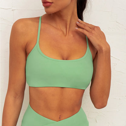 Strappy Yoga Pants Top & Yoga Pants - Two-Piece Set (7516851306584)