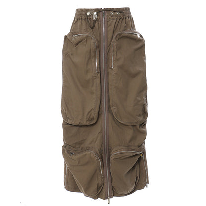 Industry Mid-Length Multi-Pocket Two-Way Skirt