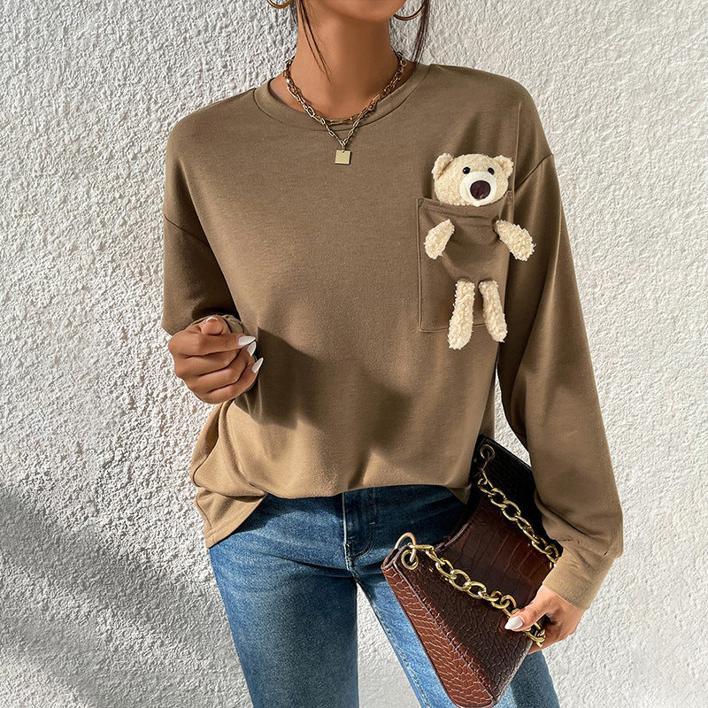 Casual Bear - Long Sleeves T-Sweatshirt (7517820026968)