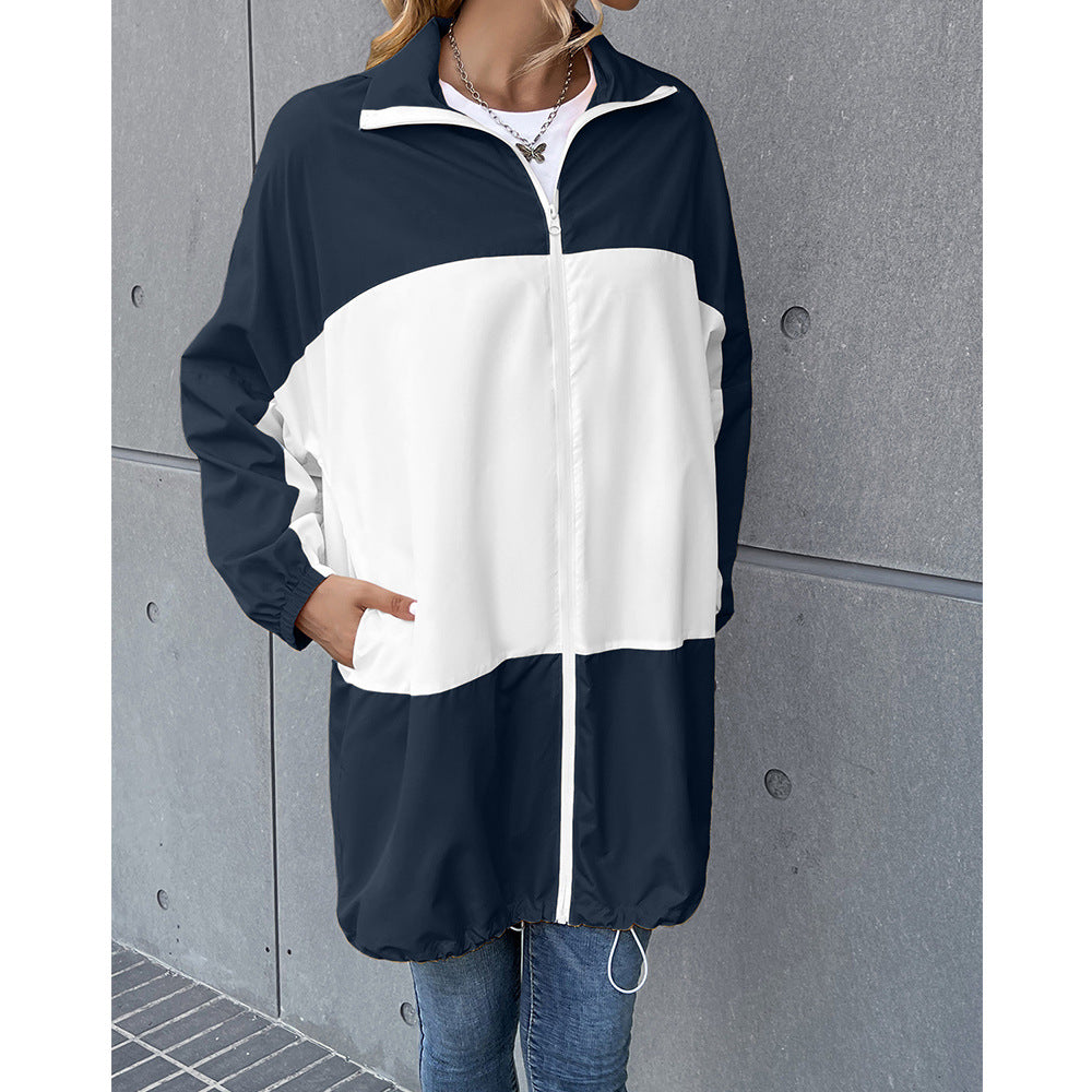 Color Matching Waterproof Outdoor Raincoat Jacket Top (7524754587736)