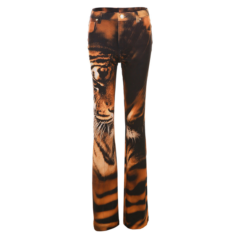 Digital-Animal - High-Waist Printed Yoga Pants (7520615465048)