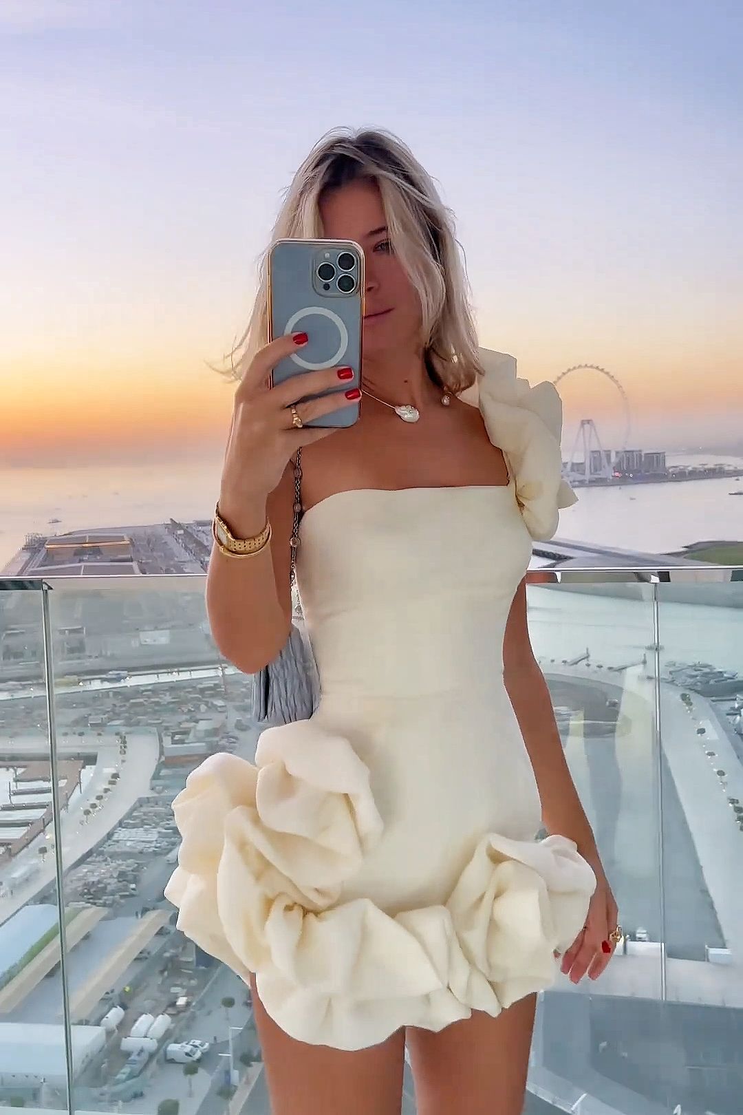 Ruffled Bud Waist One-Shoulder - Tube-Top Hip Dress (7516659908696)