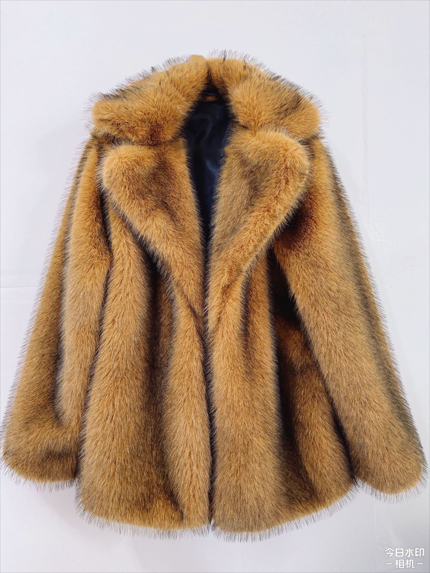Faux Fur Mid-Length Coat