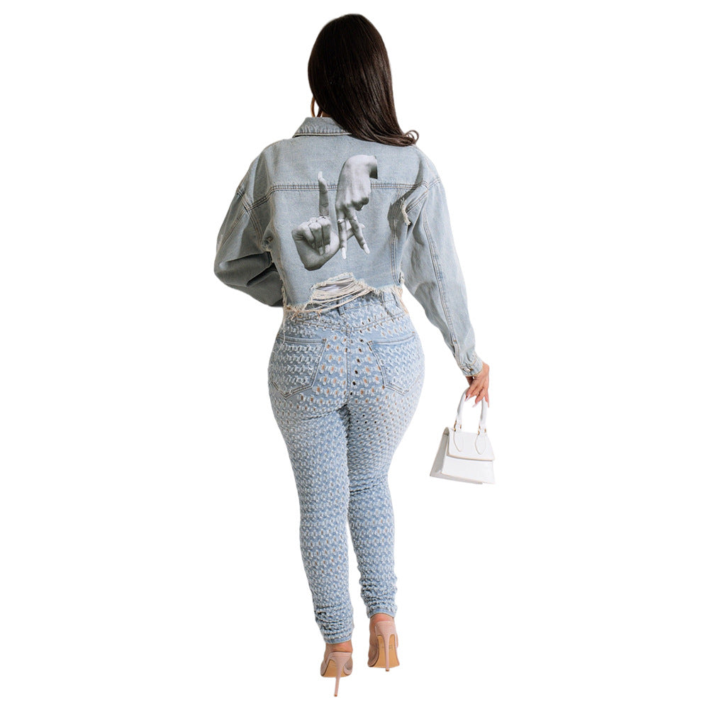 Retro Frayed Patch Coat (7516614754392)