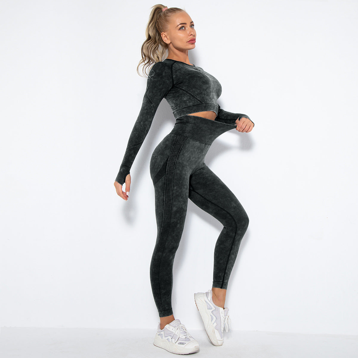 Sporty Outfit - Yoga Pants & Top Set (7516863168600)