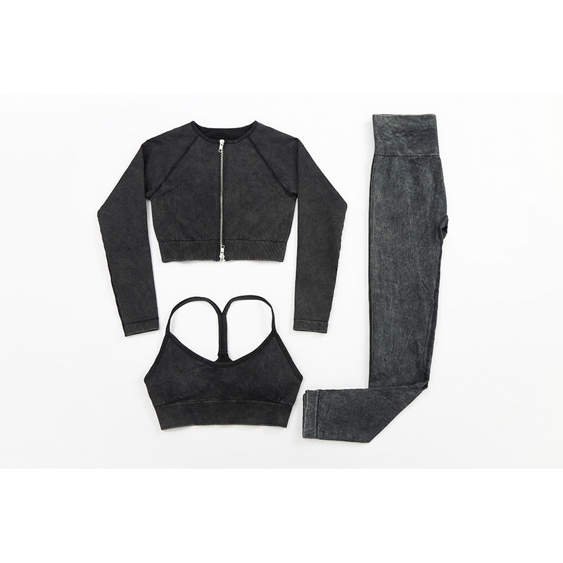 Three-Pieces?! - High-Waist Slim-Fitting Three-Piece Set (7516853272664)
