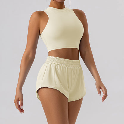 Slim-Fit Sheath Two-Piece Skort Set