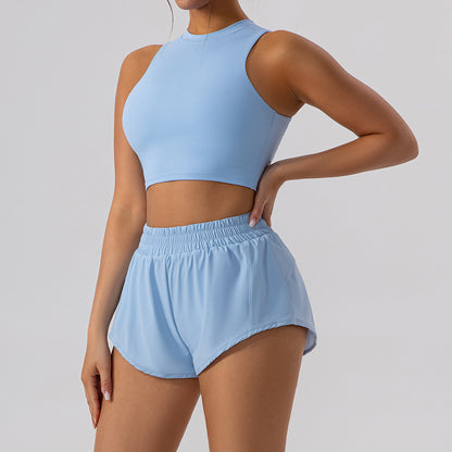 Slim-Fit Sheath Two-Piece Skort Set