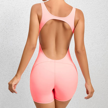 Backless Yoga Romper Leotard