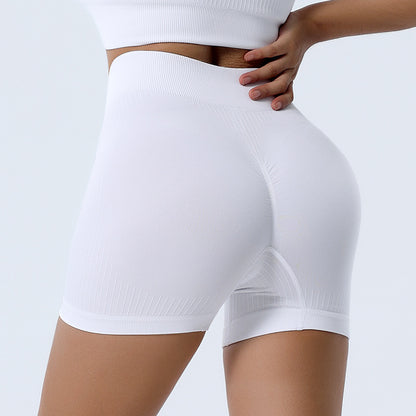 Mid-Zip - Collared Yoga Top Mid-Zipper & Yoga Shorts Set (7520691585112)