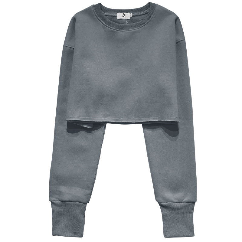 Such A Cotton-T - Fleece Lined Pullover Long Sleeves Sweatshirt Sweater (7517822091352)