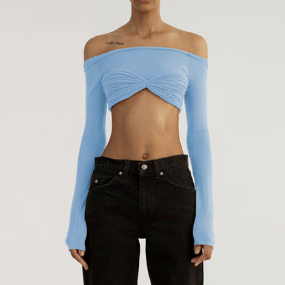 Connect The Bow - Bow-Sheer Off-Neck Tube Top (7518487773272)