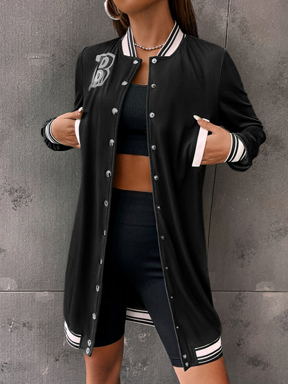 Solid Color Varsity Sports Dress (7524754456664)