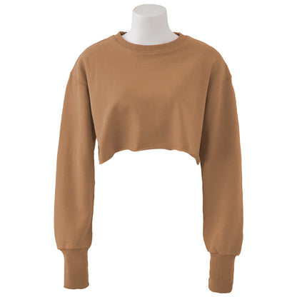 Such A Cotton-T - Fleece Lined Pullover Long Sleeves Sweatshirt Sweater (7517822091352)