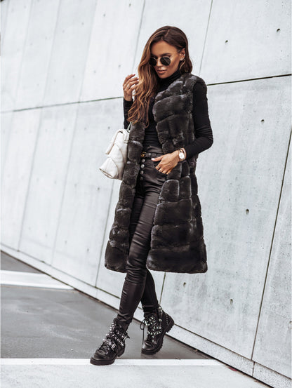 Fur Vest Coat