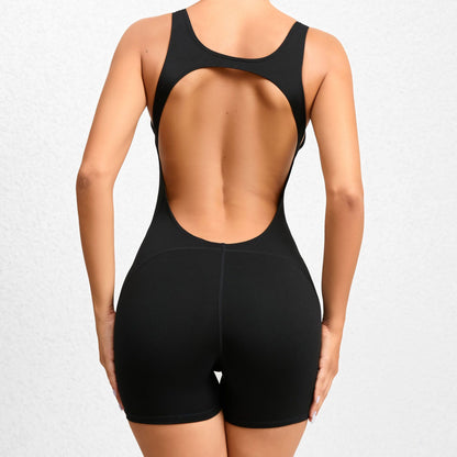 Backless Yoga Romper Leotard