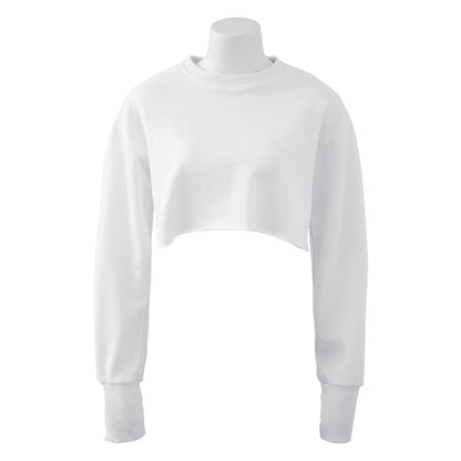 Such A Cotton-T - Fleece Lined Pullover Long Sleeves Sweatshirt Sweater (7517822091352)