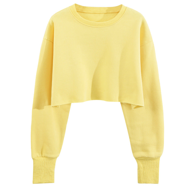 Such A Cotton-T - Fleece Lined Pullover Long Sleeves Sweatshirt Sweater (7517822091352)