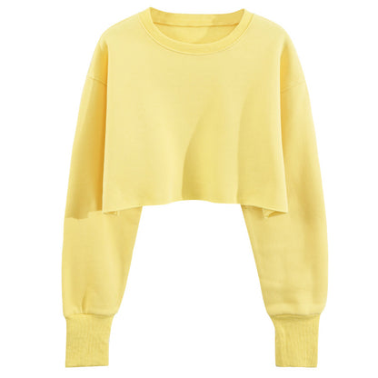Such A Cotton-T - Fleece Lined Pullover Long Sleeves Sweatshirt Sweater (7517822091352)