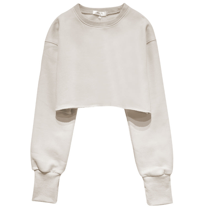 Such A Cotton-T - Fleece Lined Pullover Long Sleeves Sweatshirt Sweater (7517822091352)