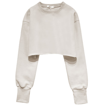 Such A Cotton-T - Fleece Lined Pullover Long Sleeves Sweatshirt Sweater (7517822091352)