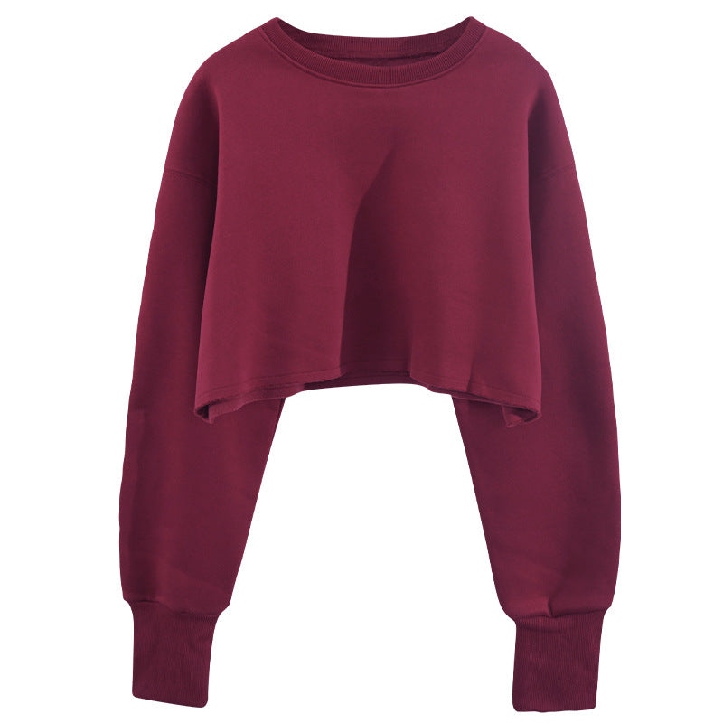 Such A Cotton-T - Fleece Lined Pullover Long Sleeves Sweatshirt Sweater (7517822091352)