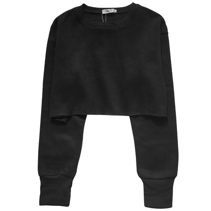 Such A Cotton-T - Fleece Lined Pullover Long Sleeves Sweatshirt Sweater (7517822091352)