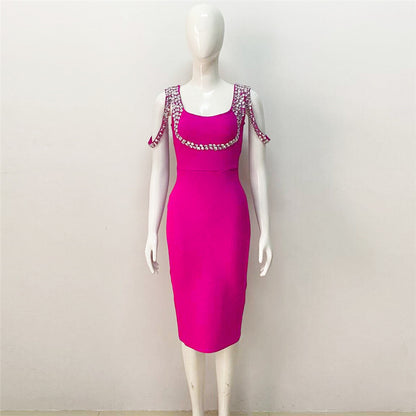 Suspenders Bandage - Sleeveless Dress (7516661121112)