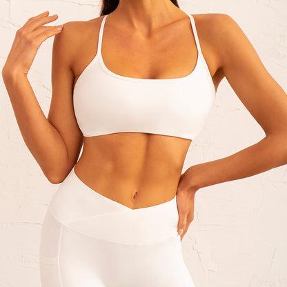 High-Waist, Low-Back - Yoga Pants & Yoga Bra Two-Piece Set (7516851175512)