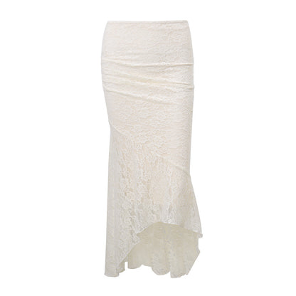 French Lace Pleated Skirt Set