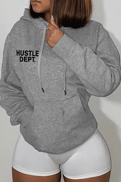 HUSTLE DEPT. - Printed Hooded Sweatshirt (7524750295128)