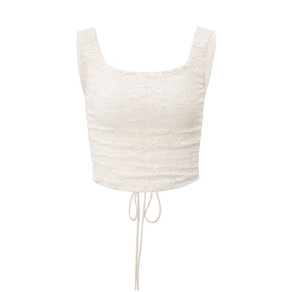 French Lace Pleated Skirt Set