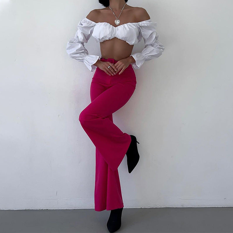 Bubble Me - Bubble Long-Short Cropped Top (7516558426200)