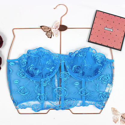 Lace Bandeau - Slim-Fit Crop-Top (7516558721112)