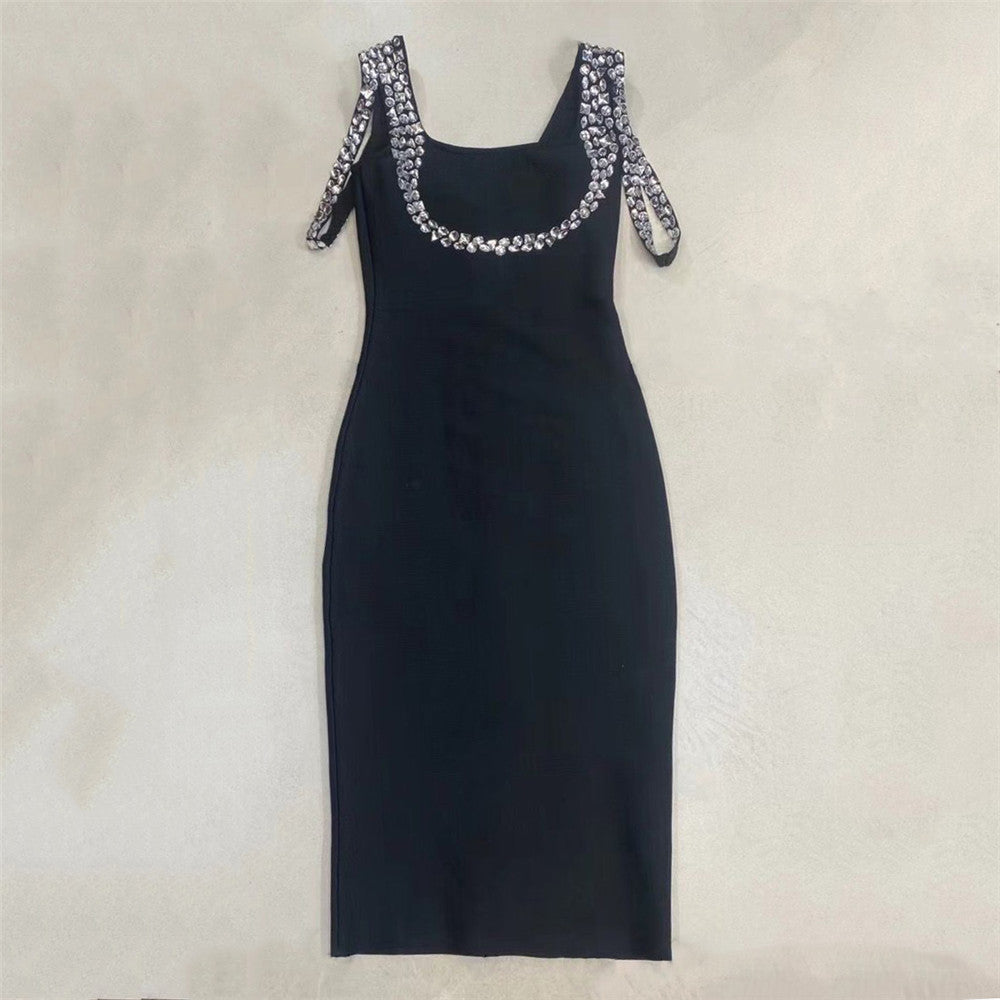 Suspenders Bandage - Sleeveless Dress (7516661121112)
