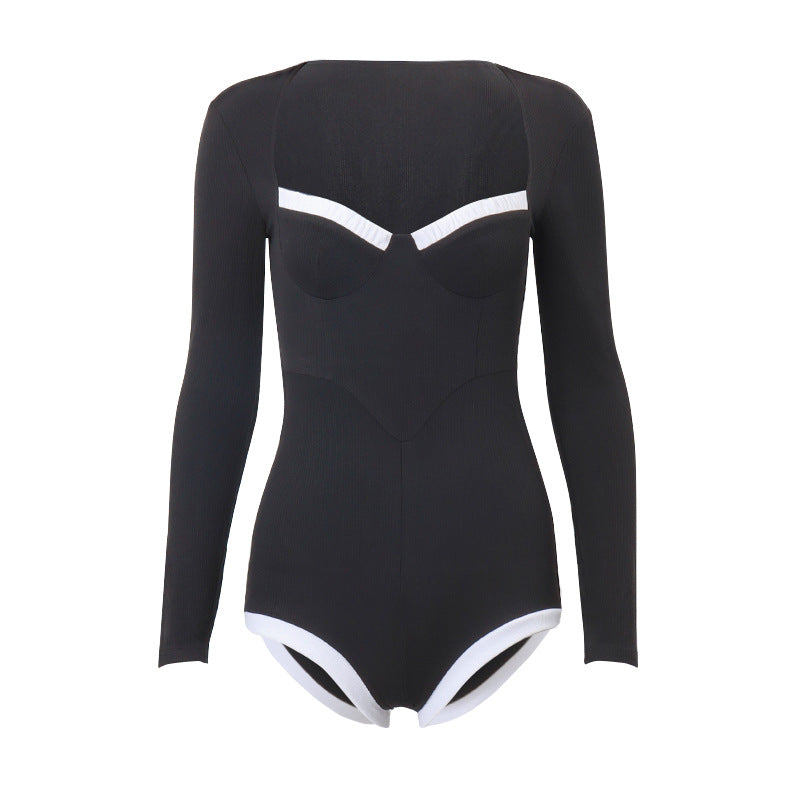 Slim-Stitch Long Sleeves Romptuxx