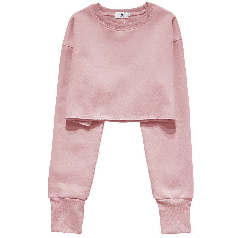 Such A Cotton-T - Fleece Lined Pullover Long Sleeves Sweatshirt Sweater (7517822091352)