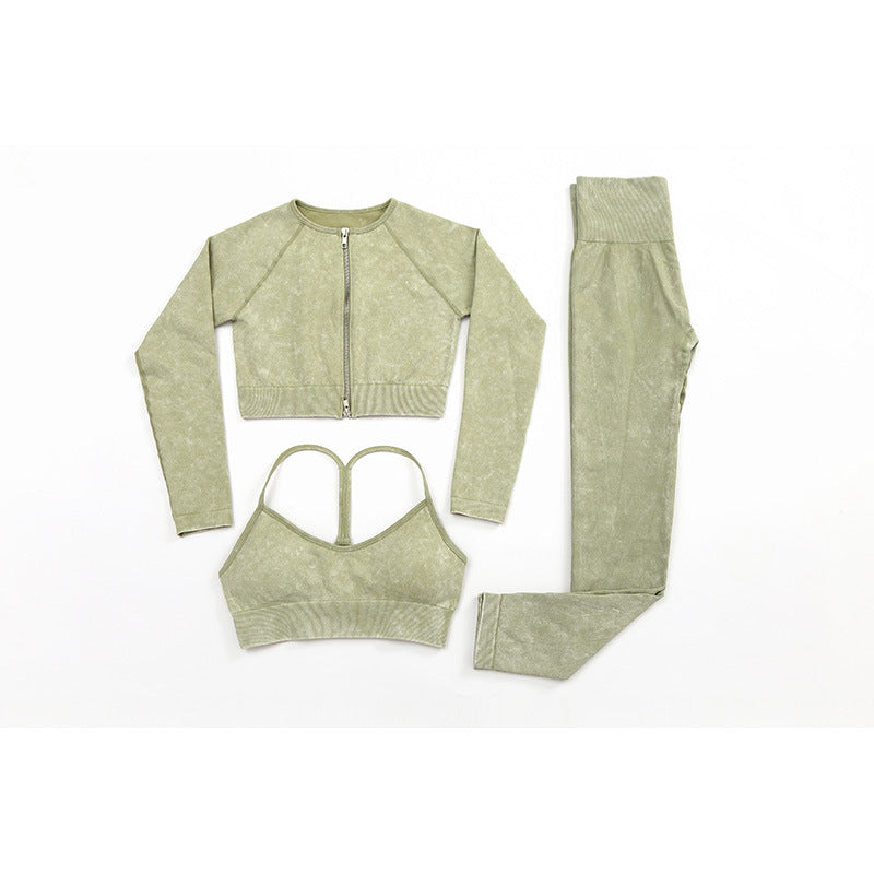 Three-Pieces?! - High-Waist Slim-Fitting Three-Piece Set (7516853272664)