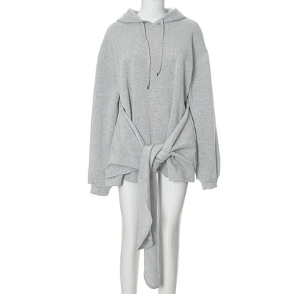 Hooded Pullover Loose Sweatshirt