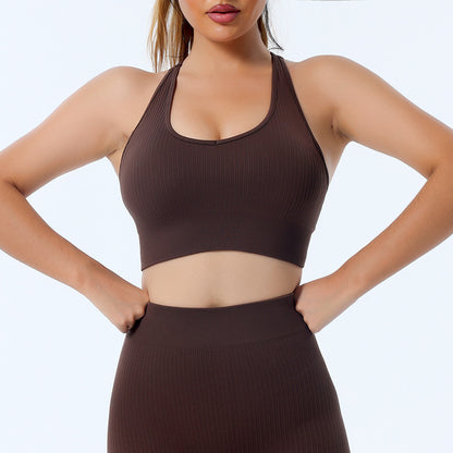 Mid-Zip - Collared Yoga Top Mid-Zipper & Yoga Shorts Set (7520691585112)