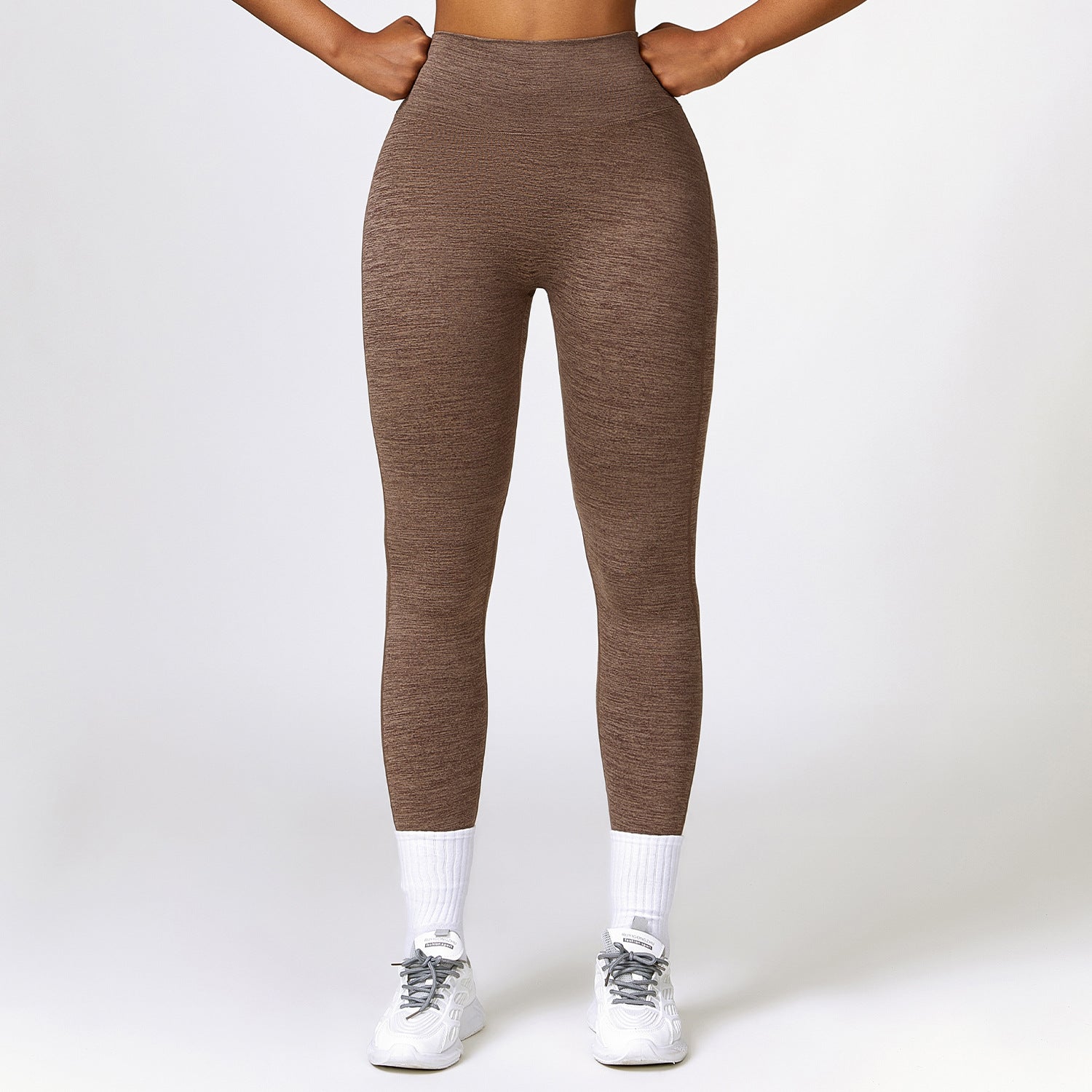 Cationic - High-Waist Yoga Pants Cargo Pocket Hip Raise Skinny Exercise Workout Pants (7520615333976)