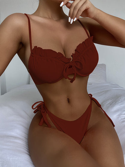 Gotta Have My Flounce - Flounce Bikini (7516538830936)