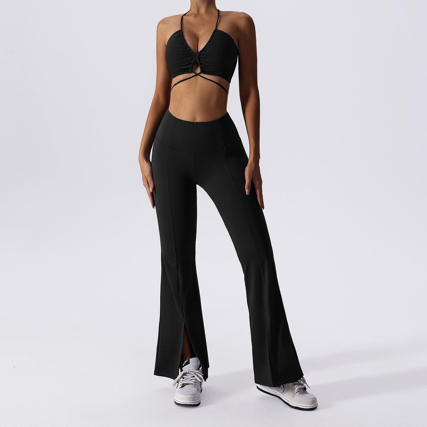 Strappy - Hollow-Out Cut-Out Strappy Two-Piece Set (7516841181272)