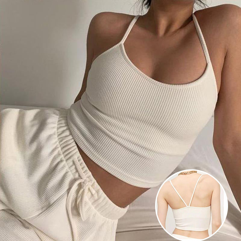 Basic Knitted Halter Vest Top