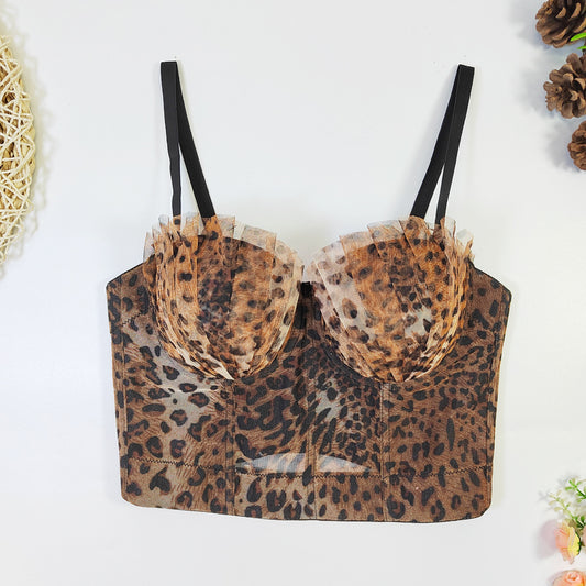 French Tube Top - Leopard Print (7517948411992)