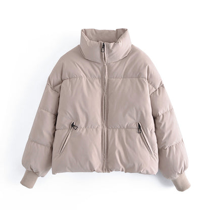 Urban Loose - Cotton Padded Jacket Cotton Coat (7516642050136)