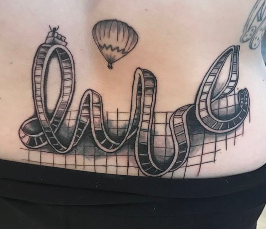 Rollercoaster Life Tattoo